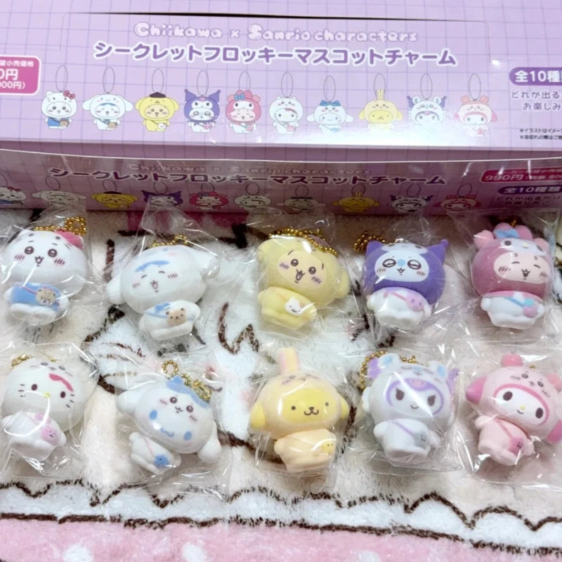 Genuine Sanrio fruit Insects animals V2 collection Series Blind Box Fashion Blind Box Kawaii Character Decoration Birthday Gift
